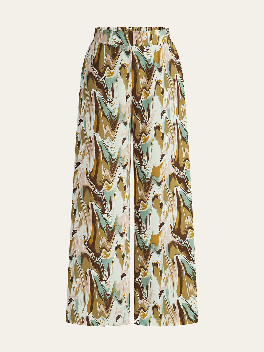 Pantalons Larges Imprimés Abstraits