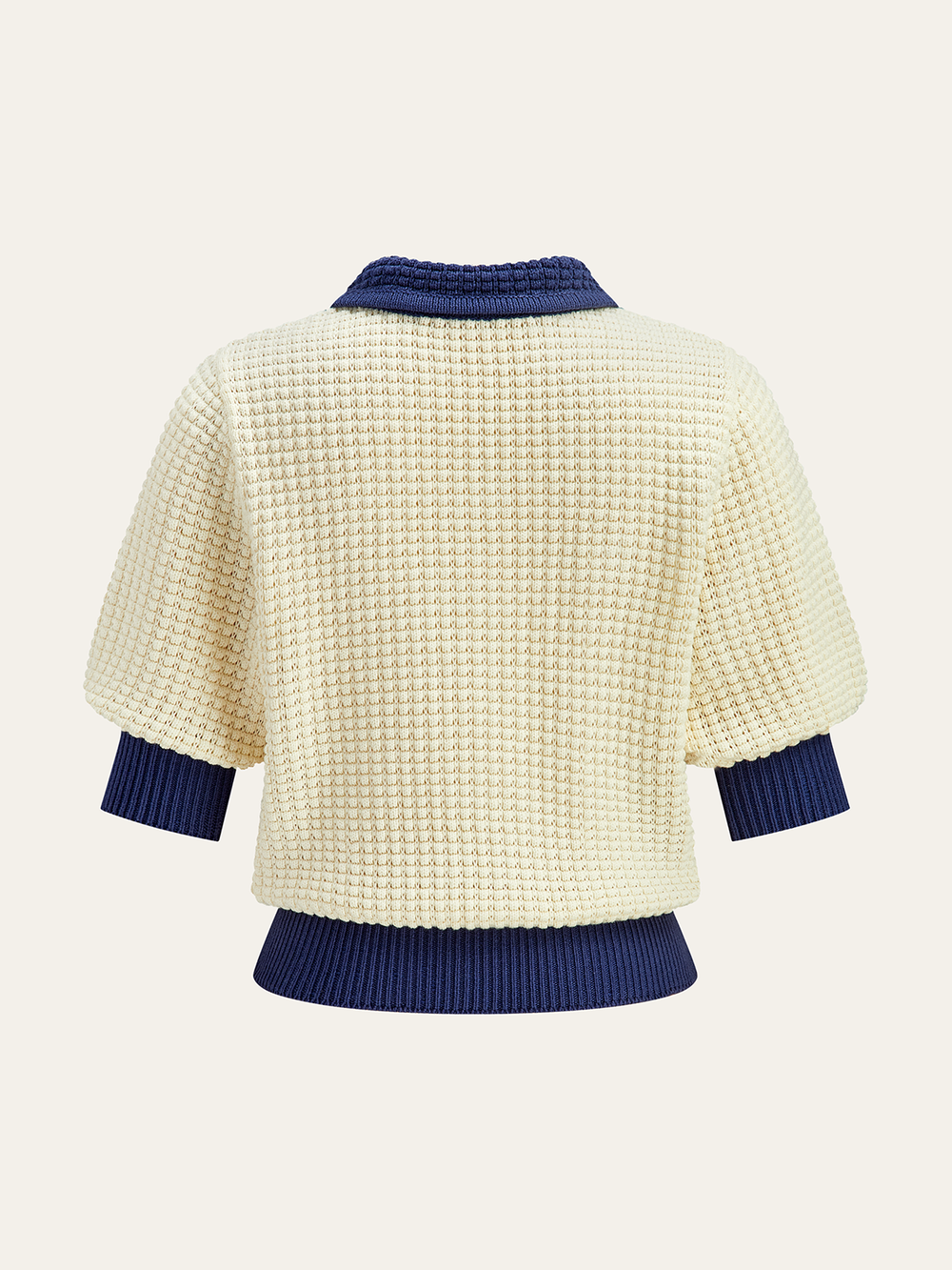 Haut Polo Tricot Crochet