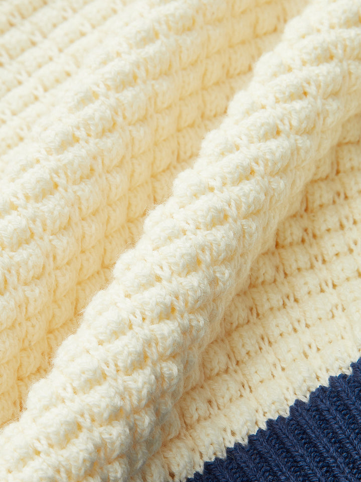 Haut Polo Tricot Crochet