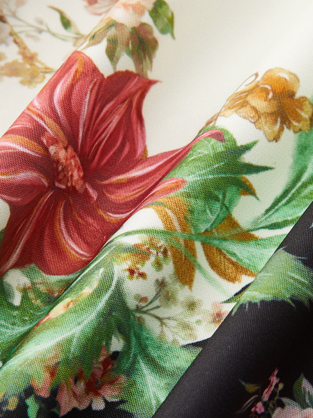 Robe Mini à Bretelles Spaghettis Imprimé Floral