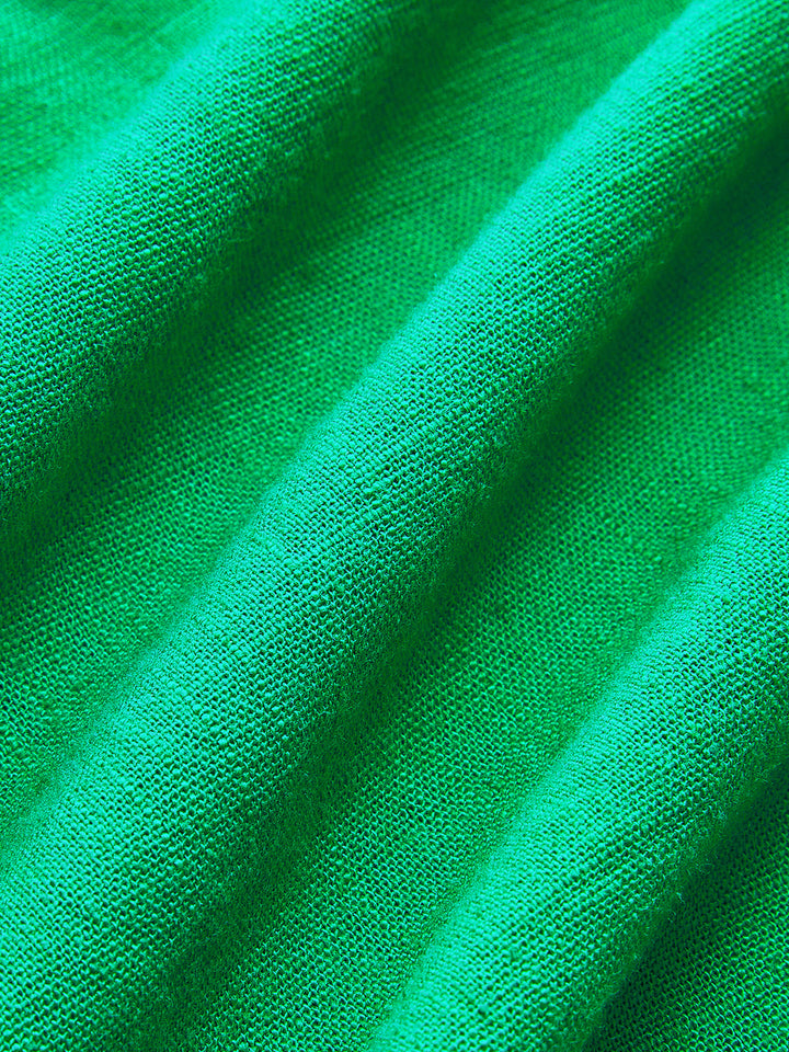 Robe à col bénitier nouée