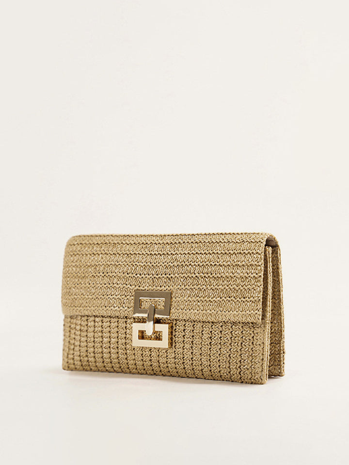 Sac Bandoulière à Rabat en Cuir Tressé