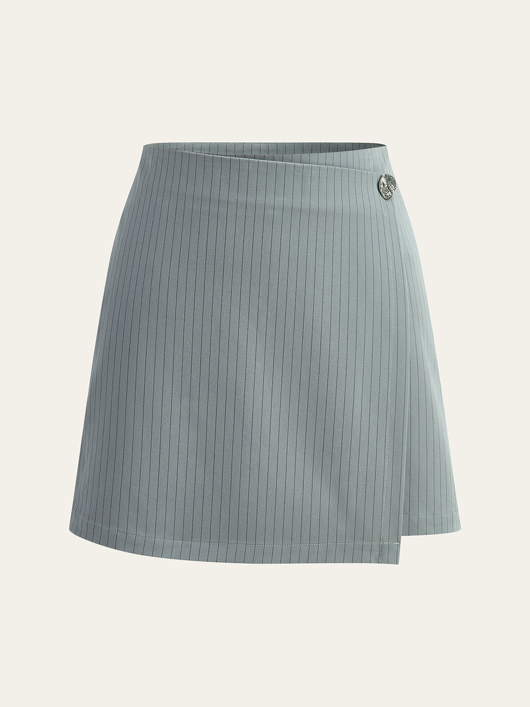 Jupe Mini Ceinture à Rayures