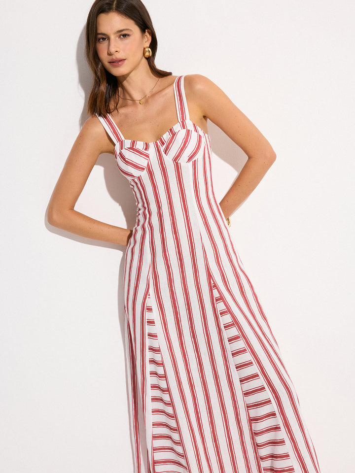 Robe Maxi Rayée