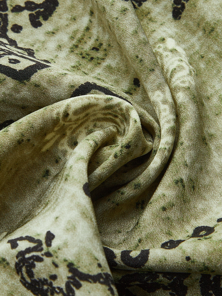 Pantalons Amples Imprimé Paisley