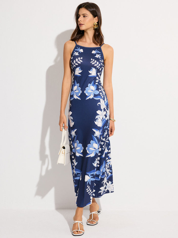 Robe Longue Imprimée Fleurie