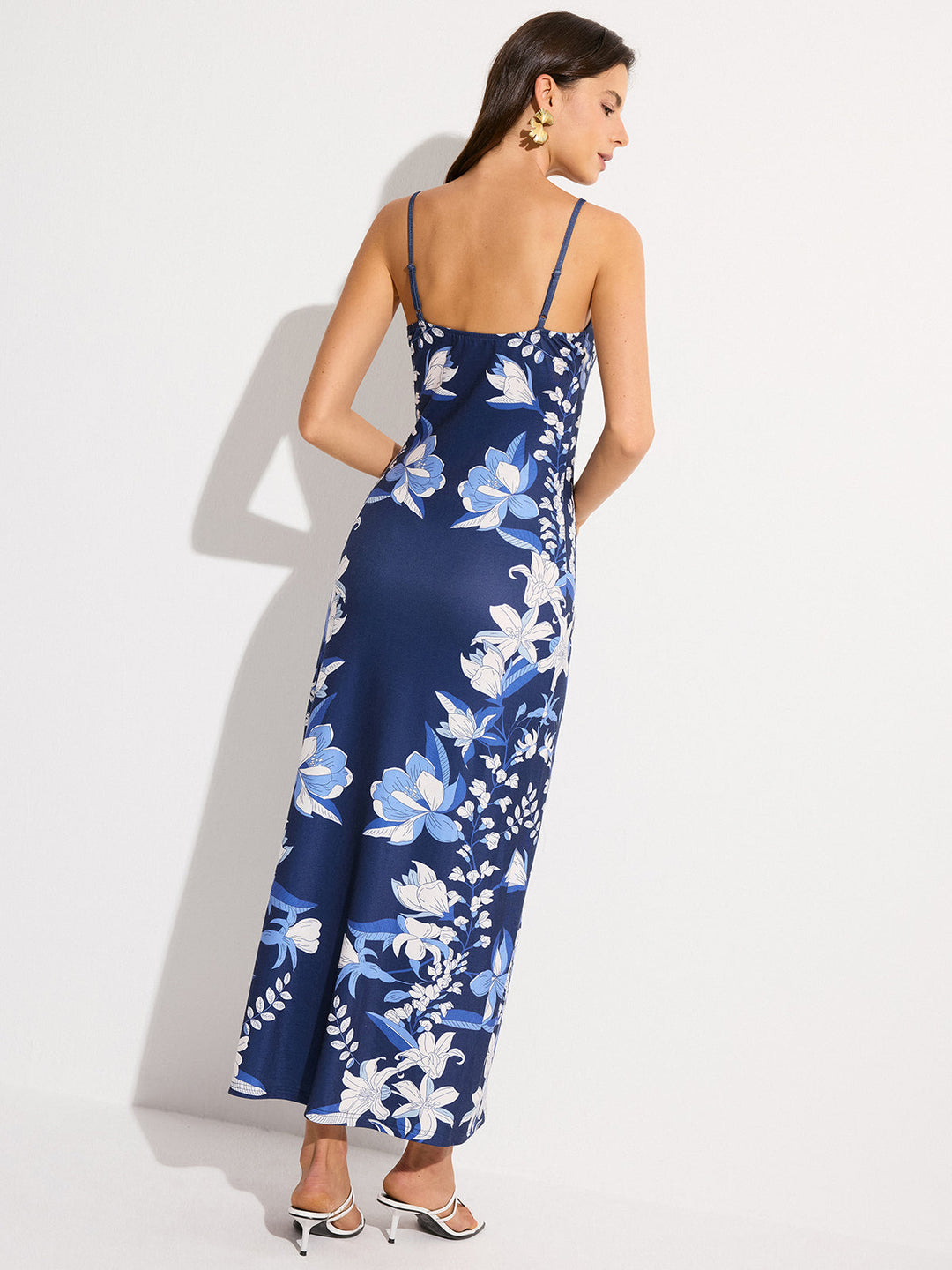 Robe Longue Imprimée Fleurie