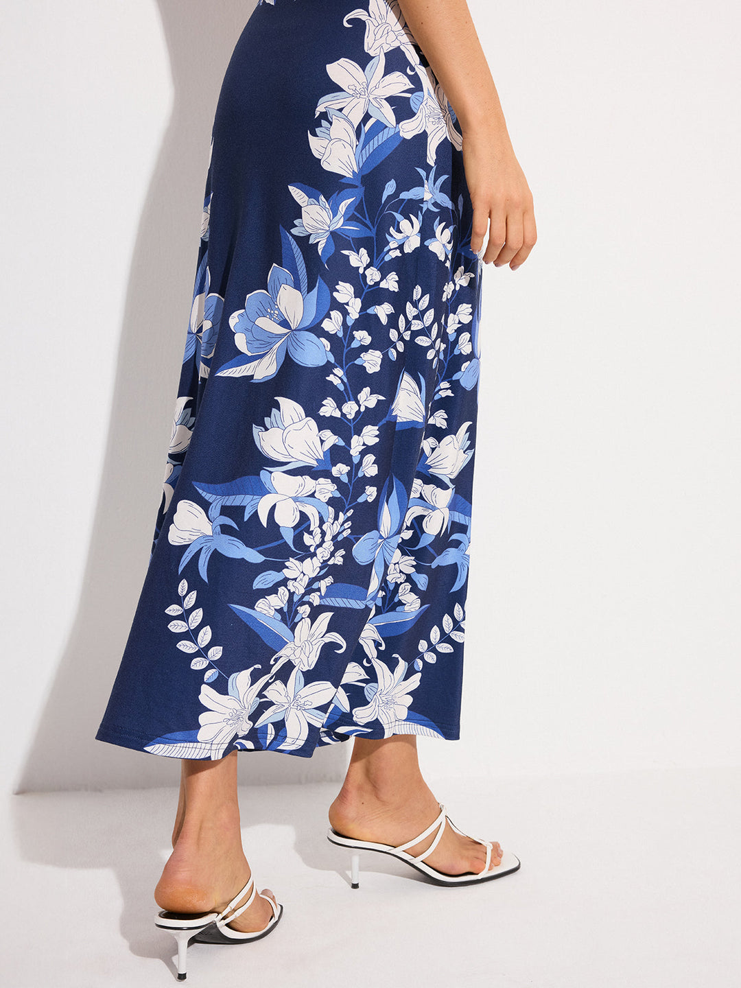 Robe Longue Imprimée Fleurie