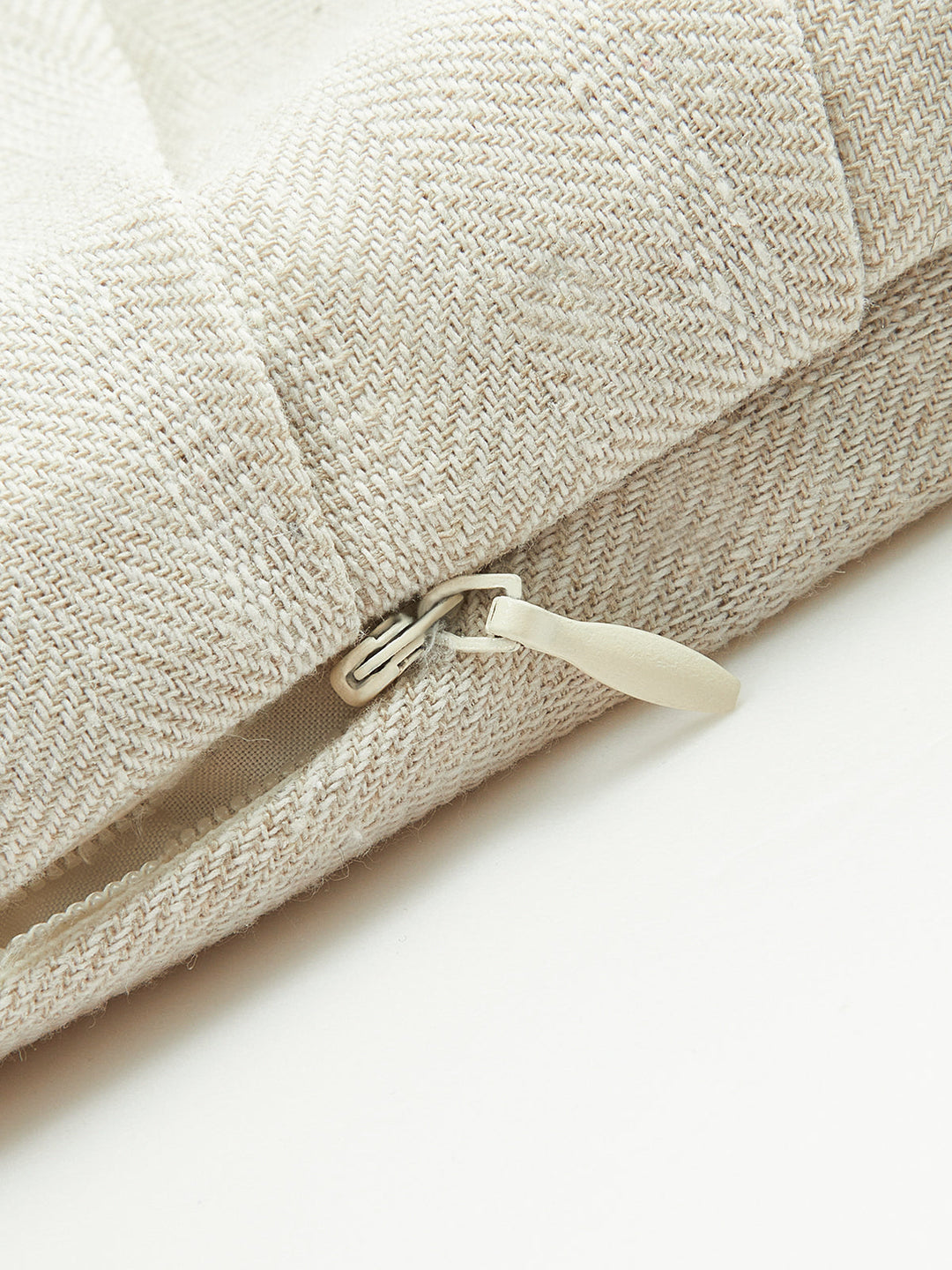 Blouse Courte en Mélange de Lin avec Détail Croisé