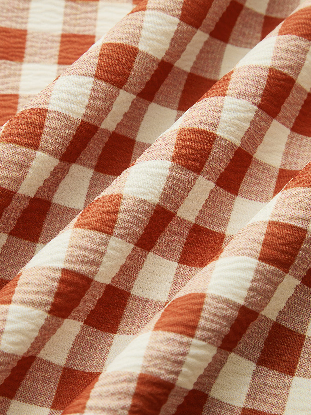 Jupe à poches imprimé damier