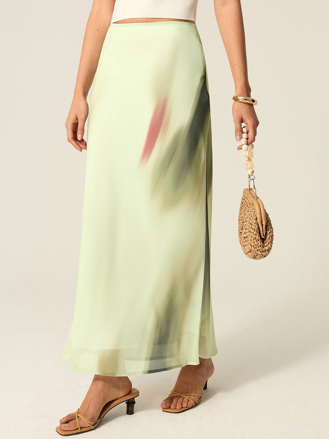 Jupe Maxi Imprimée