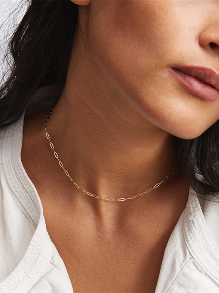 Collier à Maillons Ovale