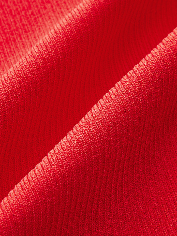 Gilet en tricot à boutons et col en V