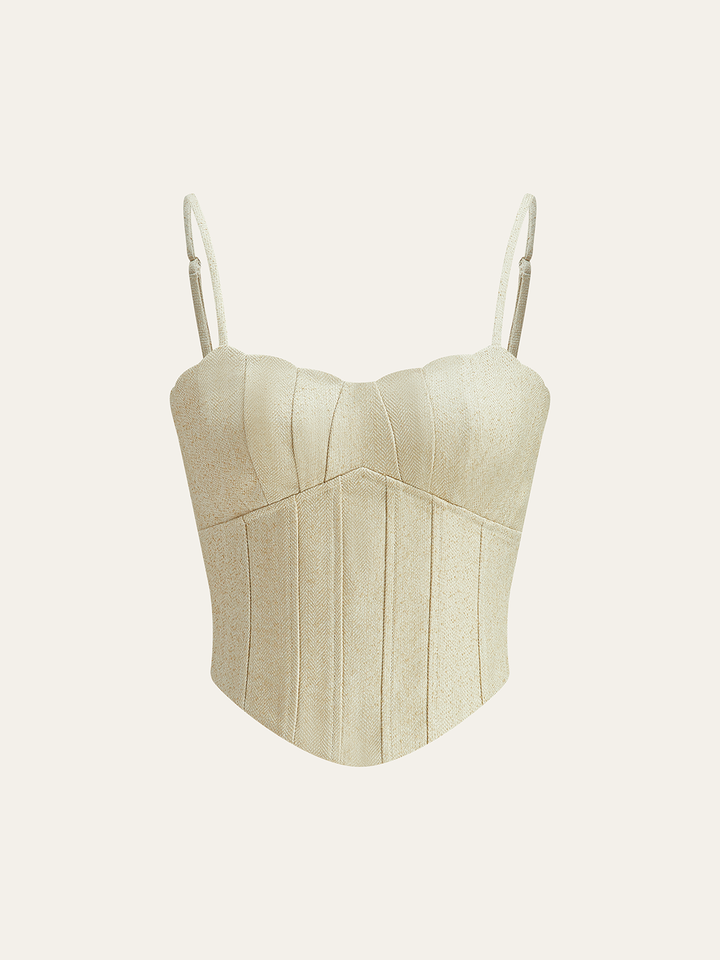 Corset en Coton Mélangé