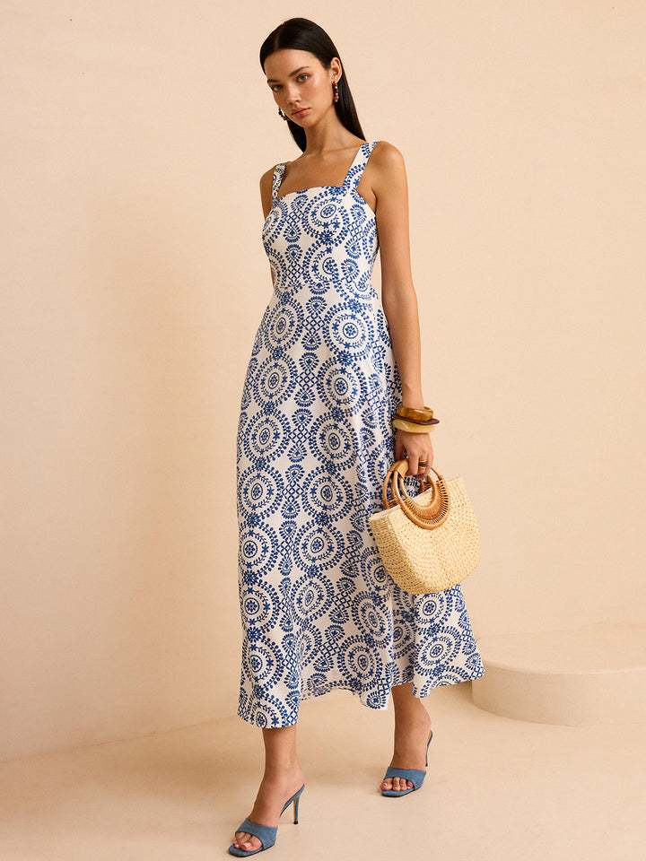 Robe Longue Bohème Imprimée