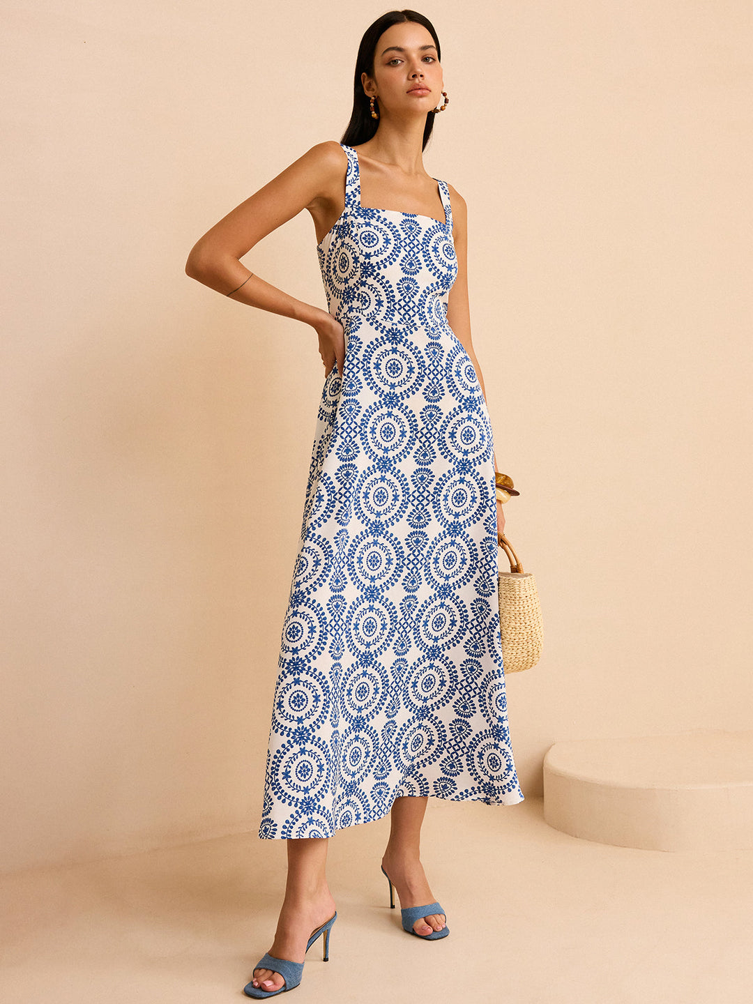 Robe Longue Bohème Imprimée