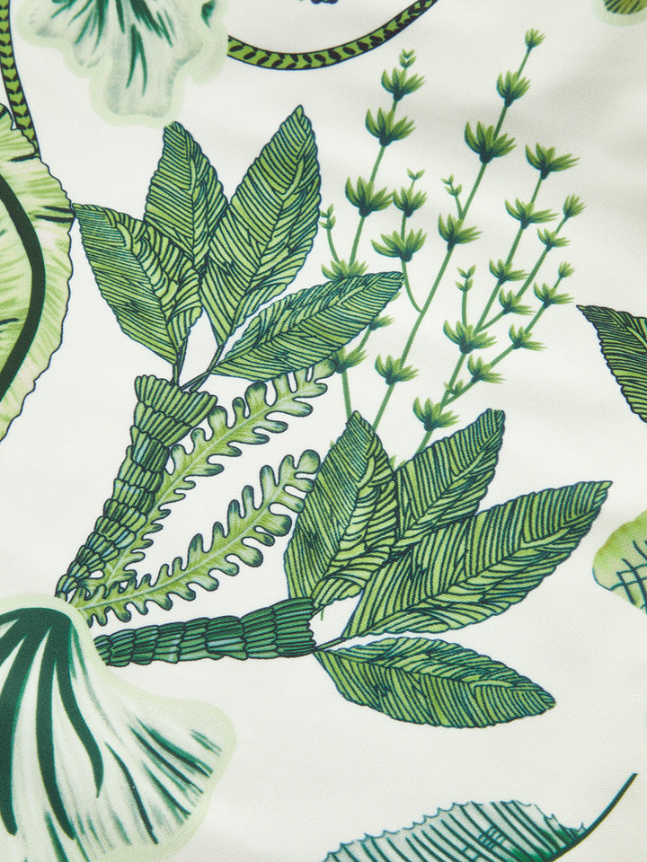 Maillot de bain une pièce à volants et imprimé floral