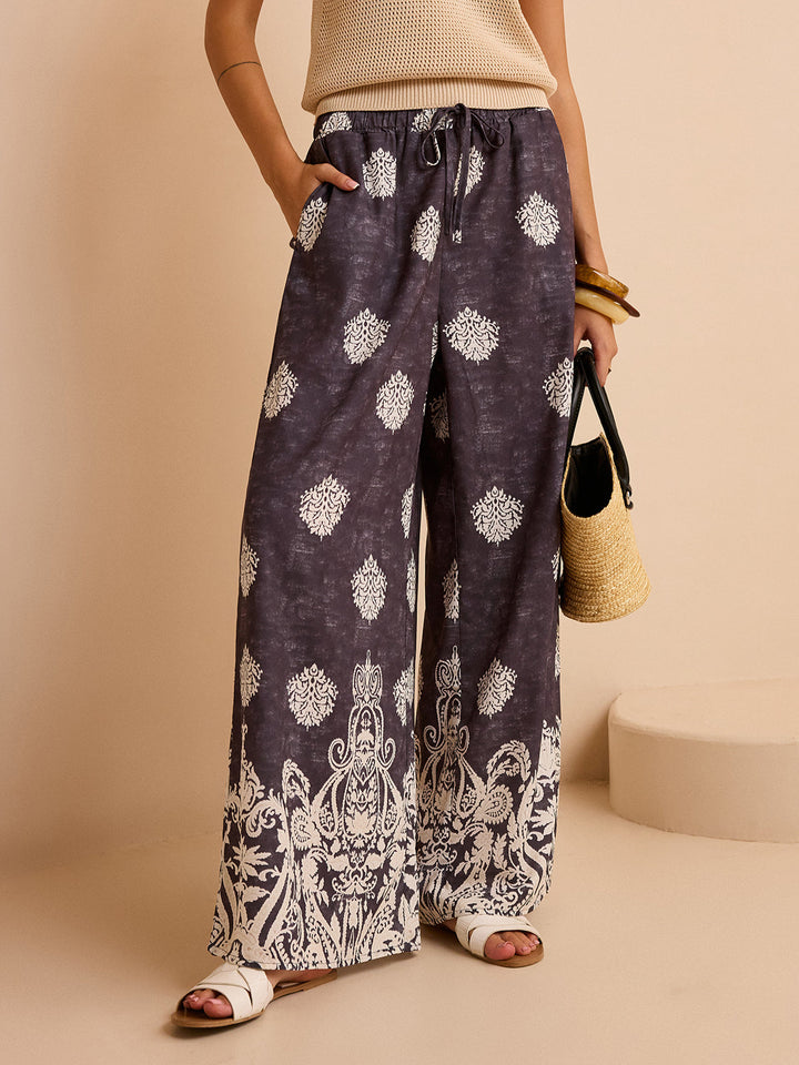 Pantalons Larges Imprimés