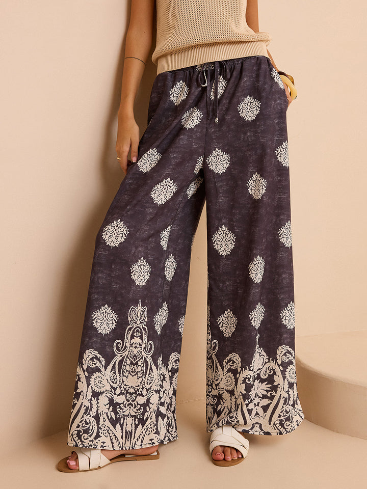 Pantalons Larges Imprimés