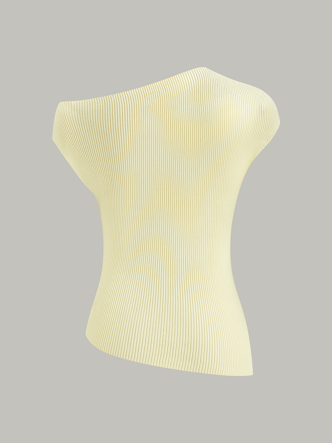 Haut en tricot à épaules dénudées avec ornements en cristal