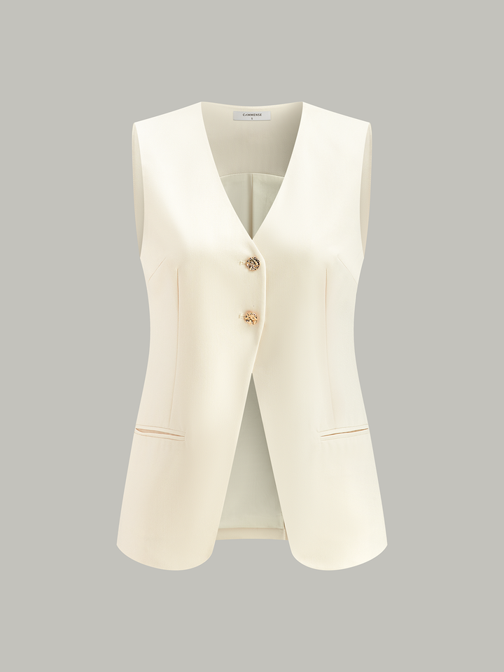 Gilet Blazer Sans Manches