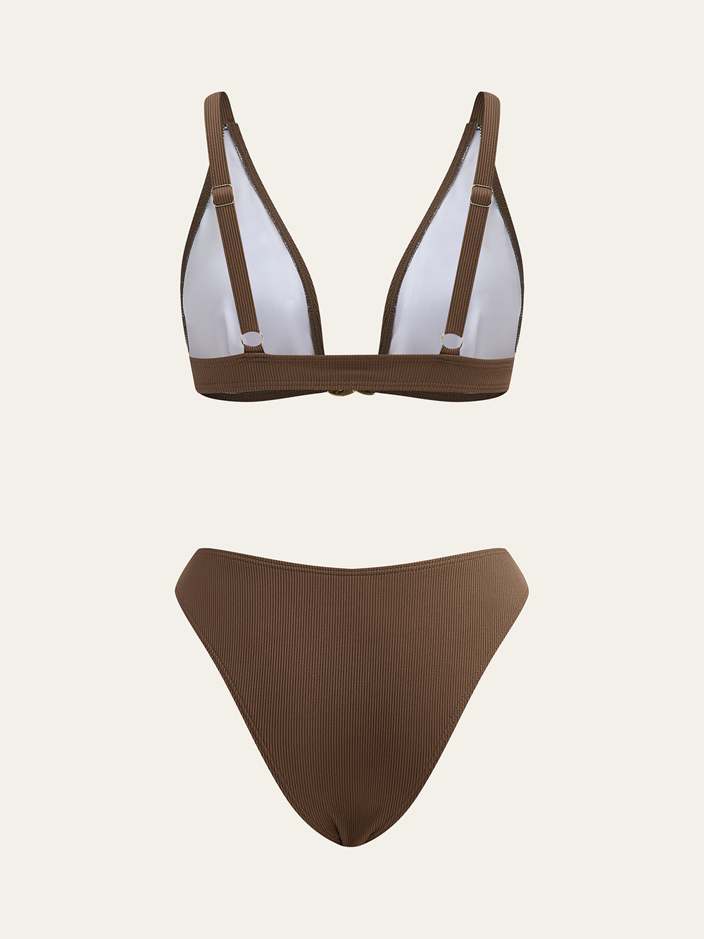 Ensemble Bikini à Décoration Métallique