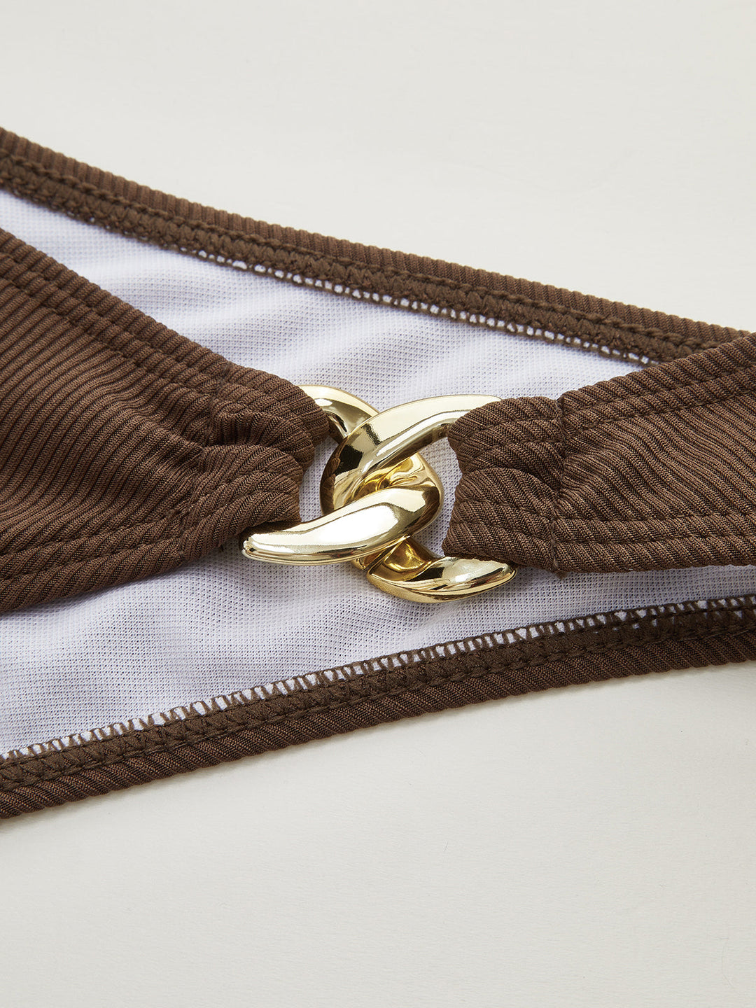 Ensemble Bikini à Décoration Métallique