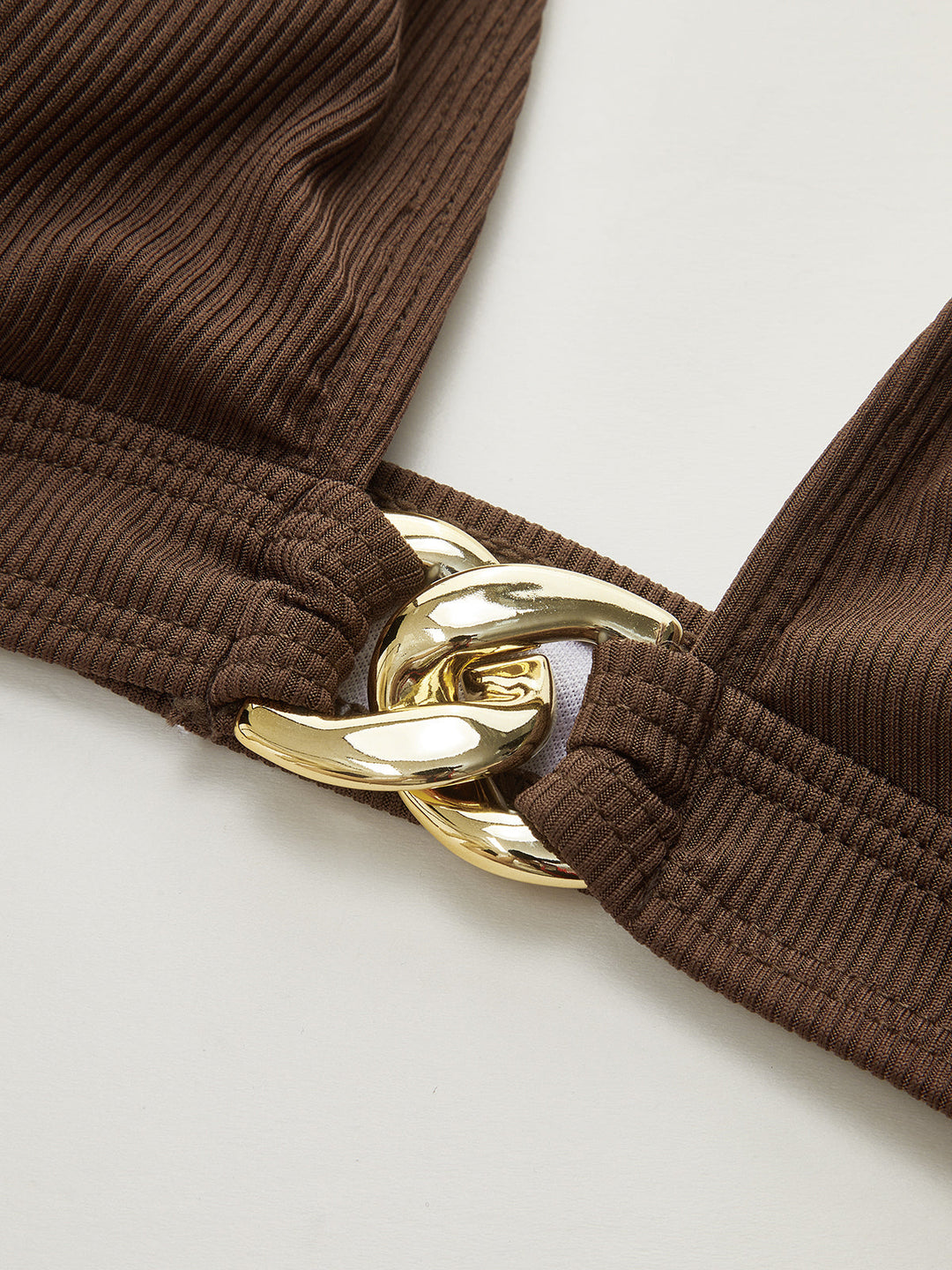 Ensemble Bikini à Décoration Métallique