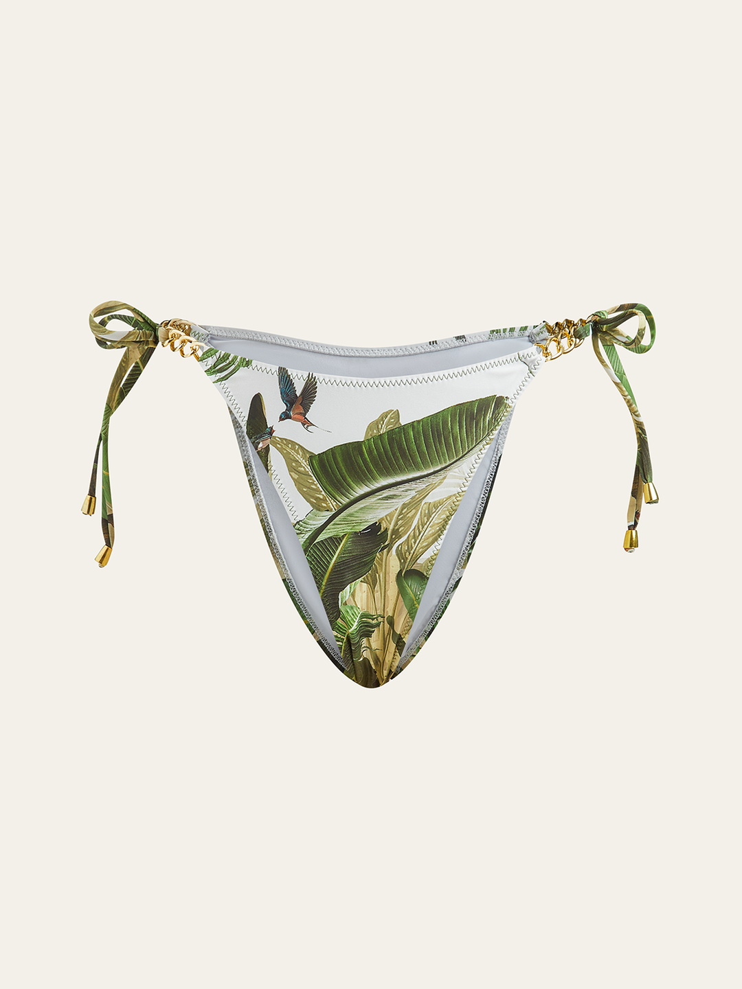 Bas de bikini à nouer sur les côtés avec imprimé