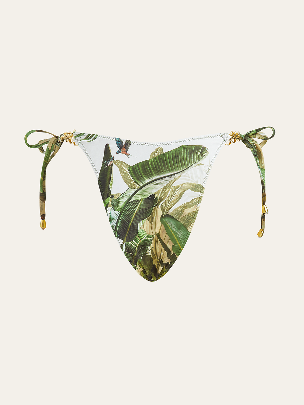 Bas de bikini à nouer sur les côtés avec imprimé