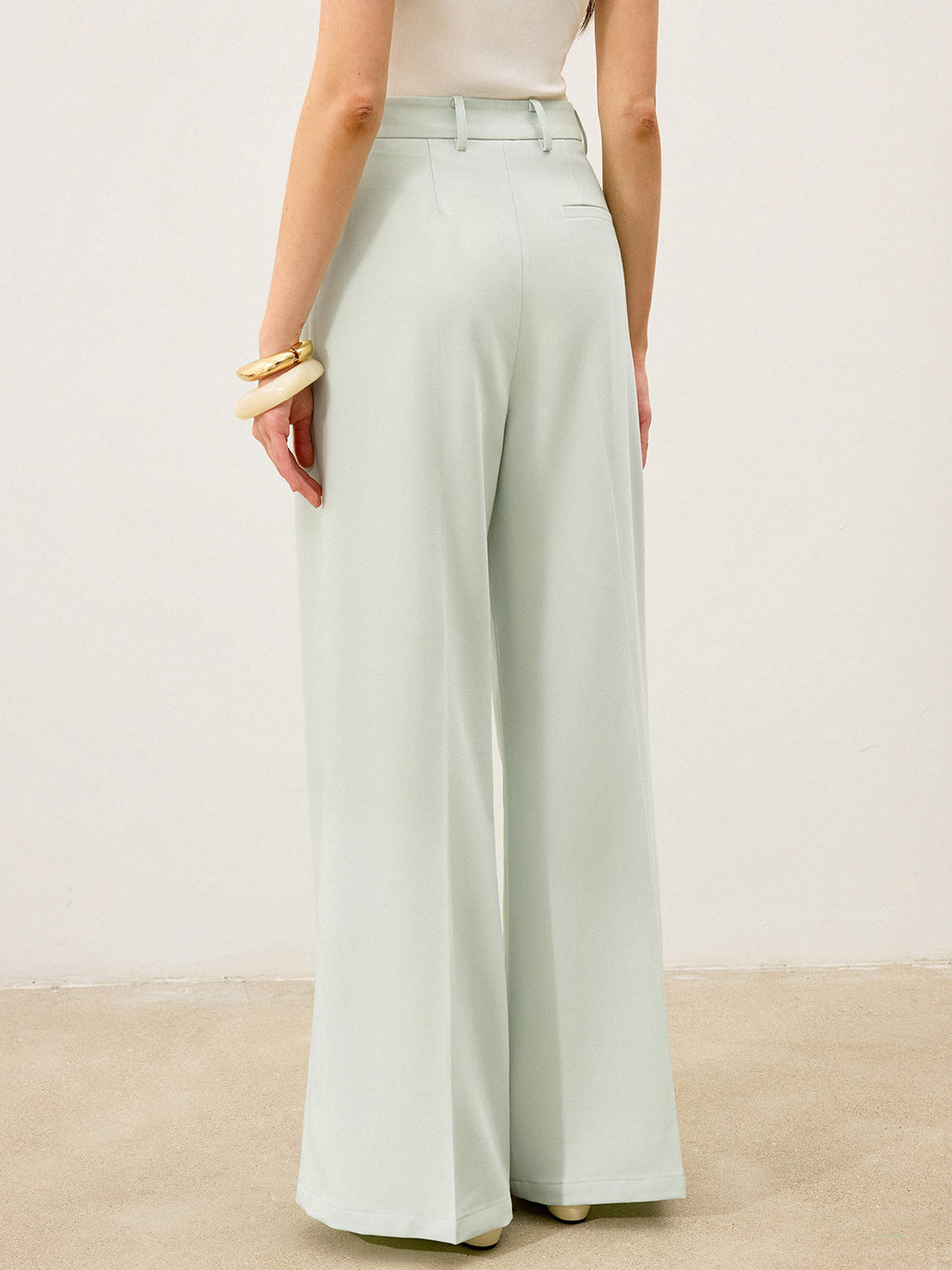 Pantalons Larges Taille Haute