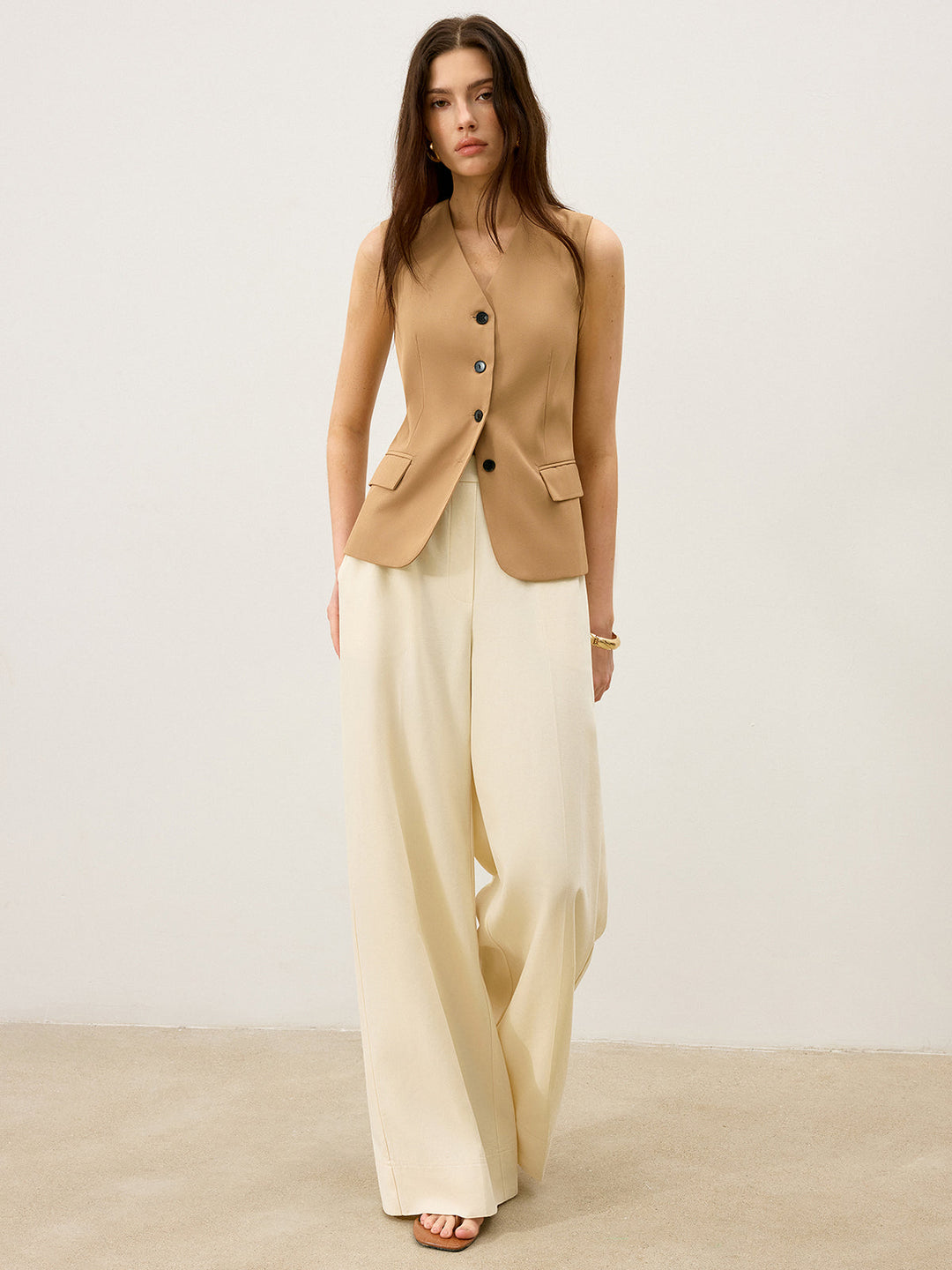 Pantalon Large à Poche