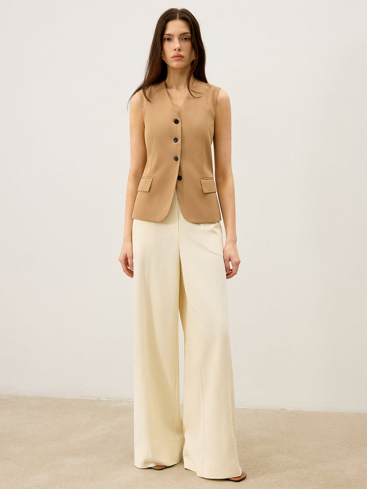 Pantalon Large à Poche