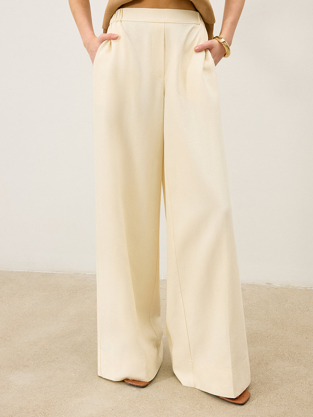 Pantalon Large à Poche