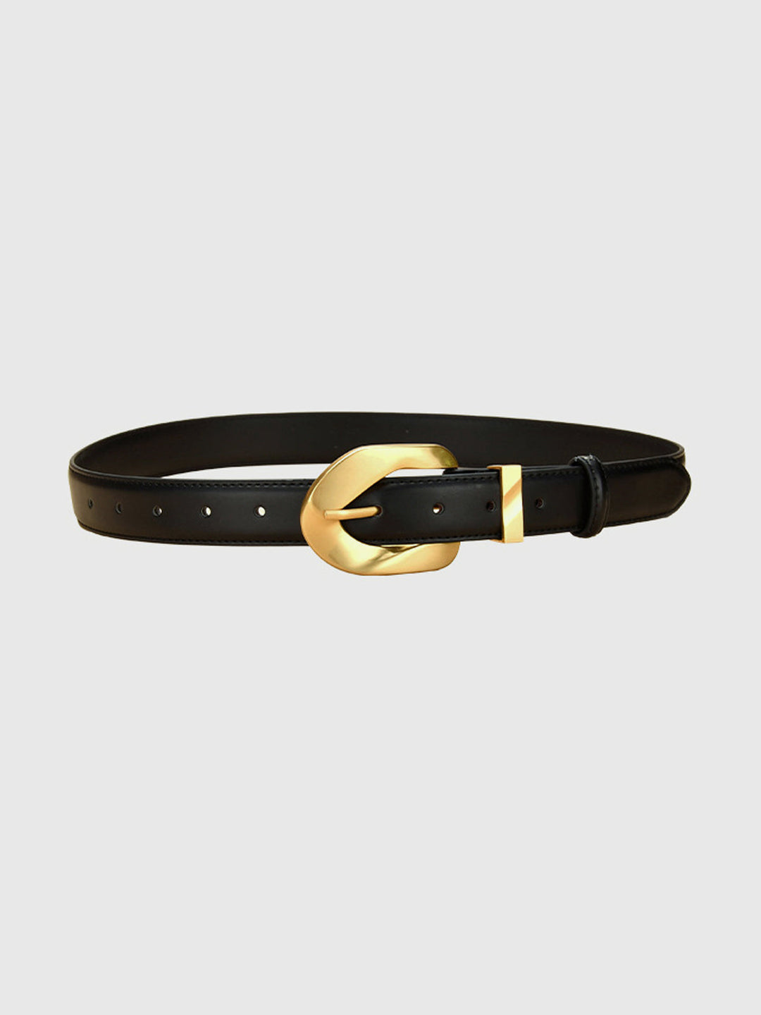 Ceinture à boucle dorée