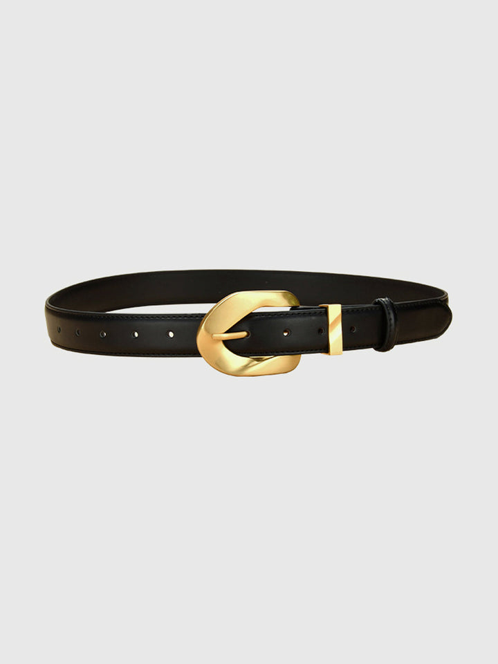 Ceinture à boucle dorée