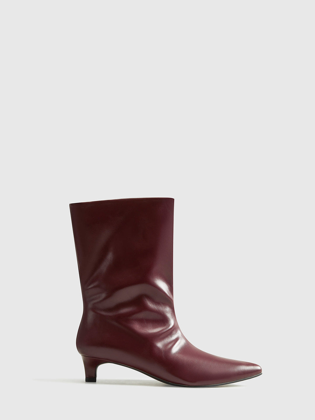 Bottines à Bout Pointu et Talon Kitten