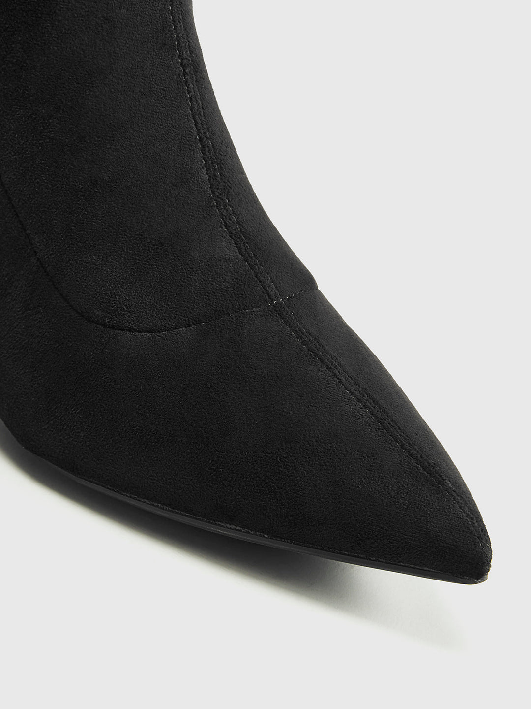 Bottes de cheville en daim à talon Slingback
