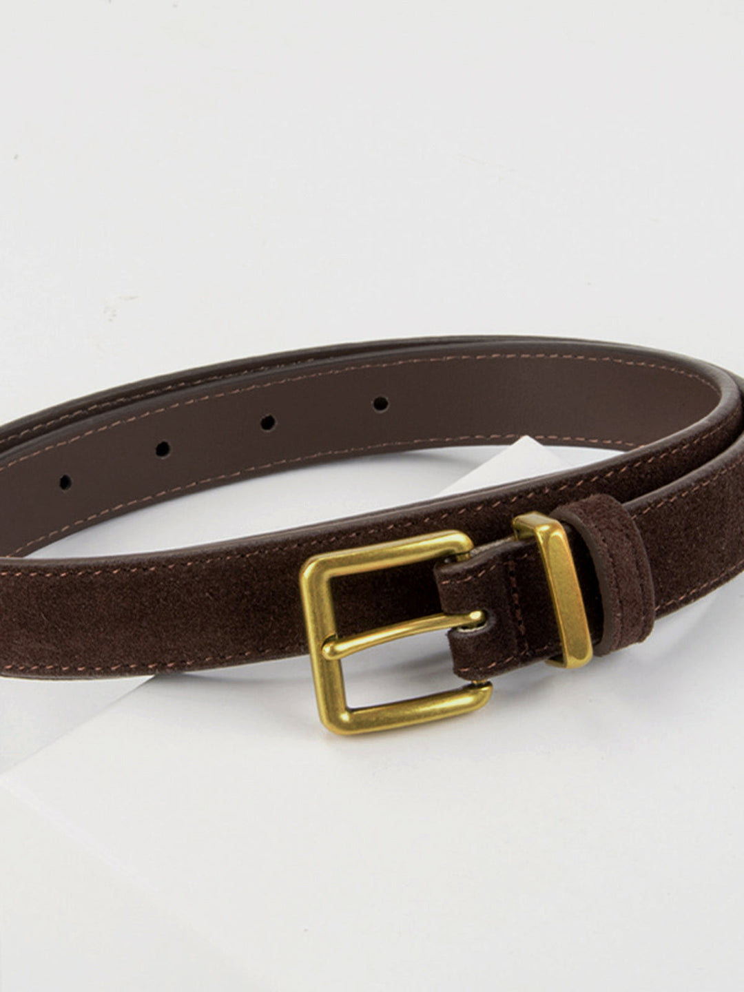 Ceinture Étroite à Boucle Minimaliste