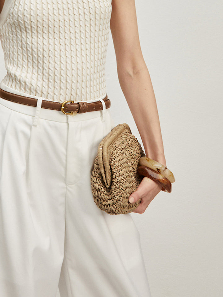 Sac Besace en Paille