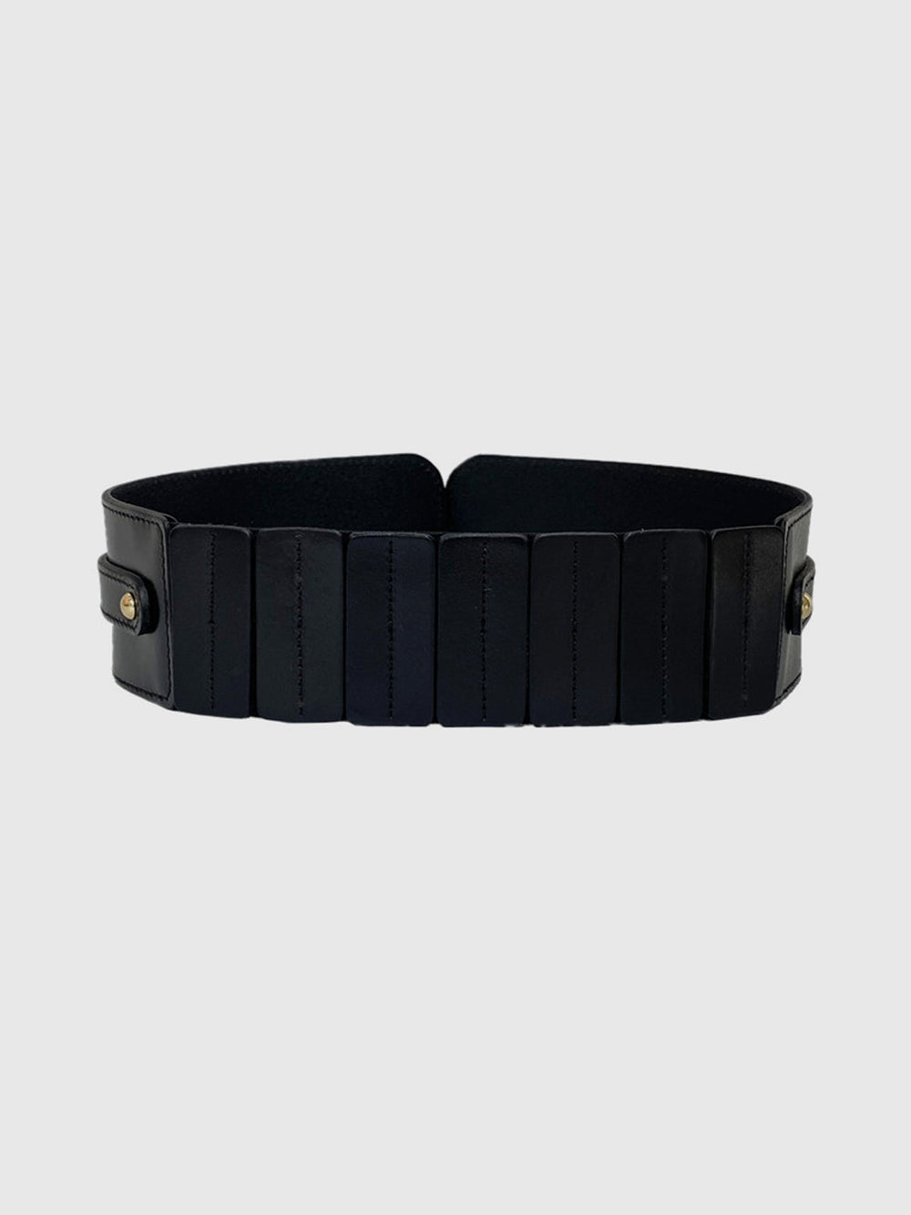 Ceinture à boucle dorée large