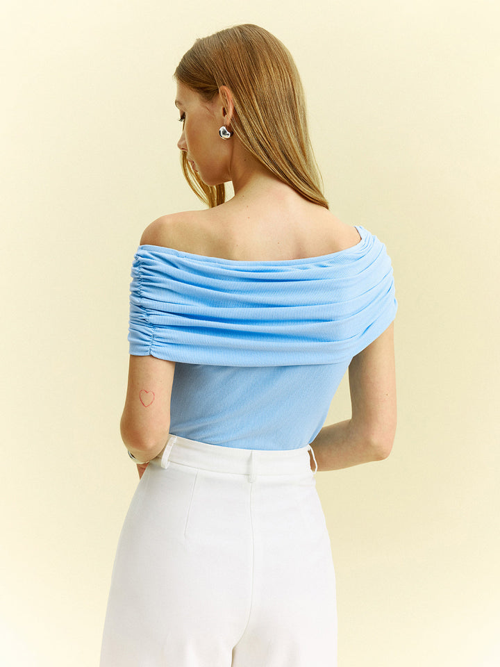 Top Bardot avec Détail Anneau