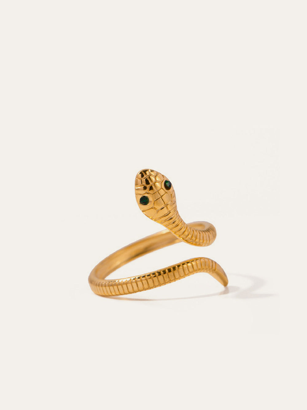 Bague Serpent Dorée
