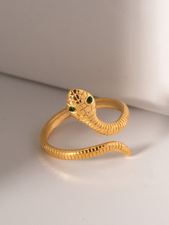 Bague Serpent Dorée
