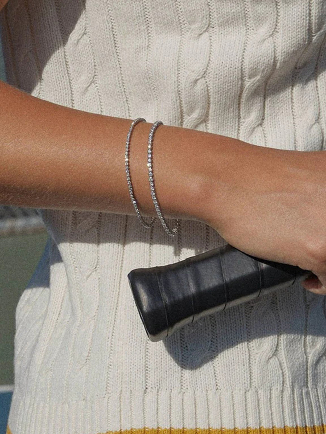 Bracelet à Rehaussements en Cristal Multi-Styles