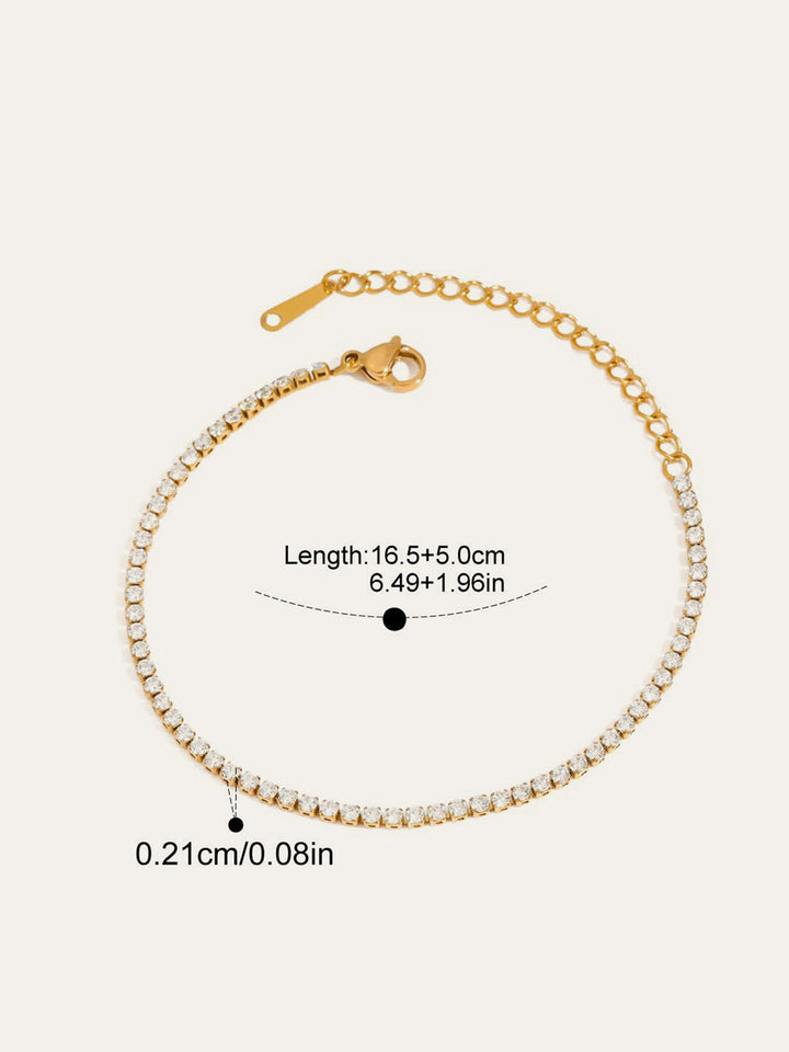 Bracelet à Rehaussements en Cristal Multi-Styles