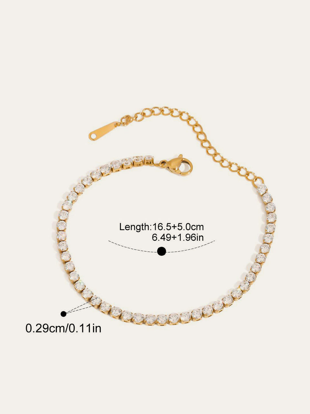 Bracelet à Rehaussements en Cristal Multi-Styles