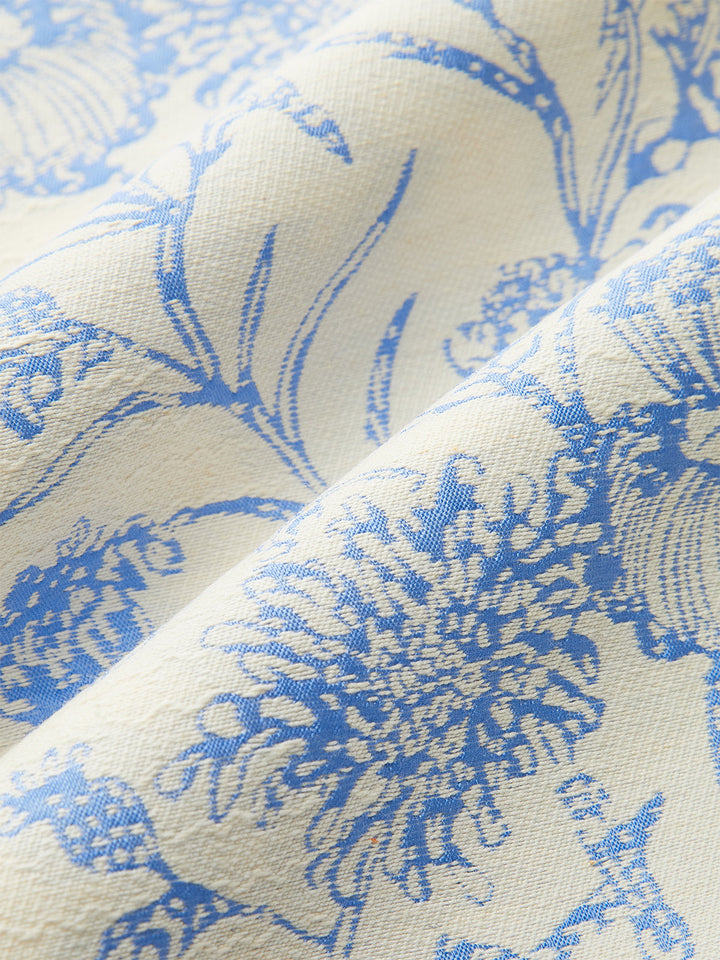 Ensemble Jupe Jacquard Col Carré Poches Décorées
