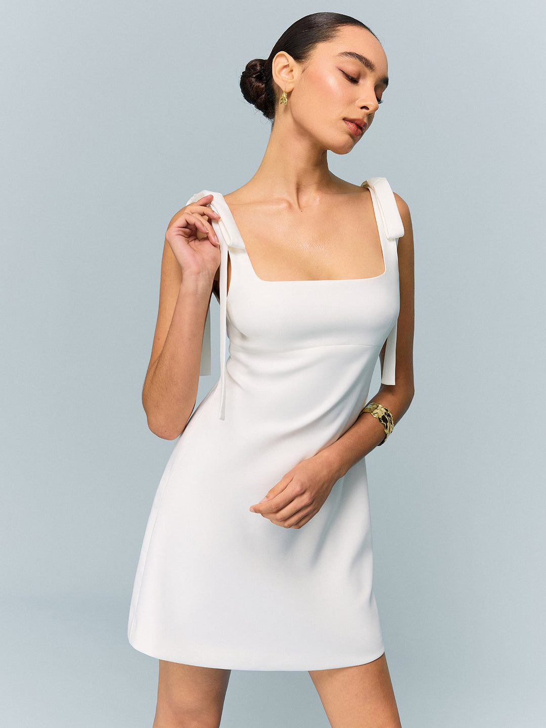 Robe Mini Dos Nu à Bretelles