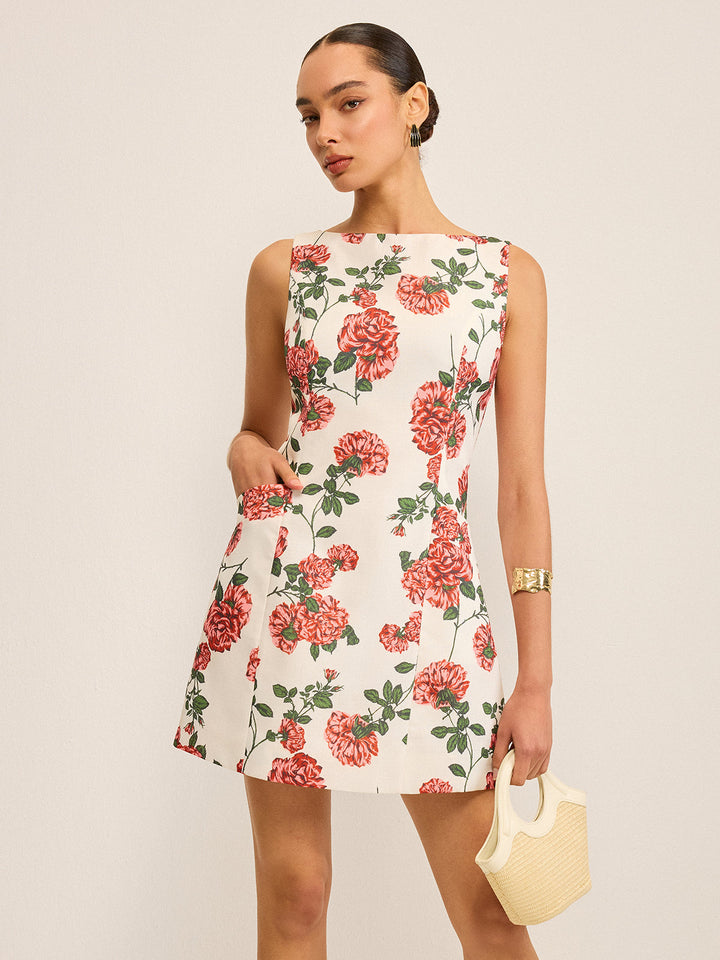 Robe à imprimé floral